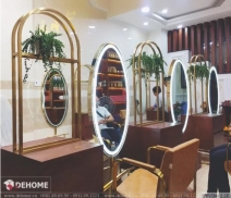 Gương Salon Khung Inox Mạ Vàng PVD Cao Cấp - DPVD612.2E