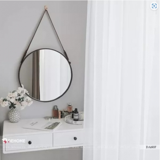 Gương Bàn Trang Điểm Dây Da Cao Cấp - DA60F