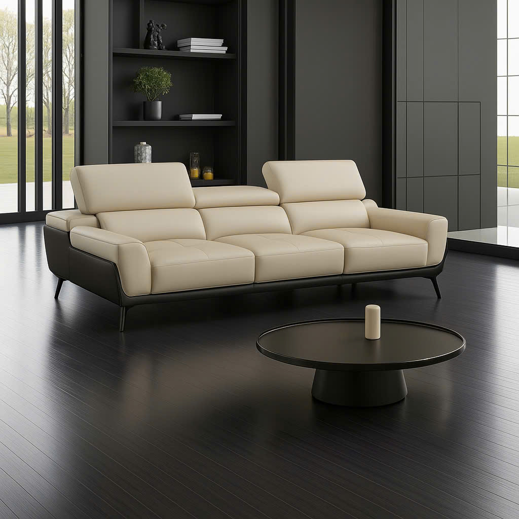 Sofa da bò malaysia SOFA DA THẬT MALAYSIA 2269