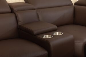 SOFA DA BÒ CAO CẤP 6288 ảnh thật