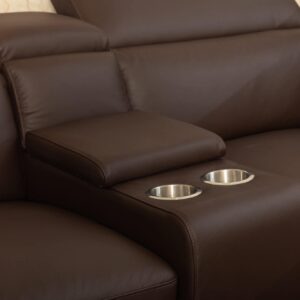 SOFA DA BÒ CAO CẤP 6288 ảnh thật