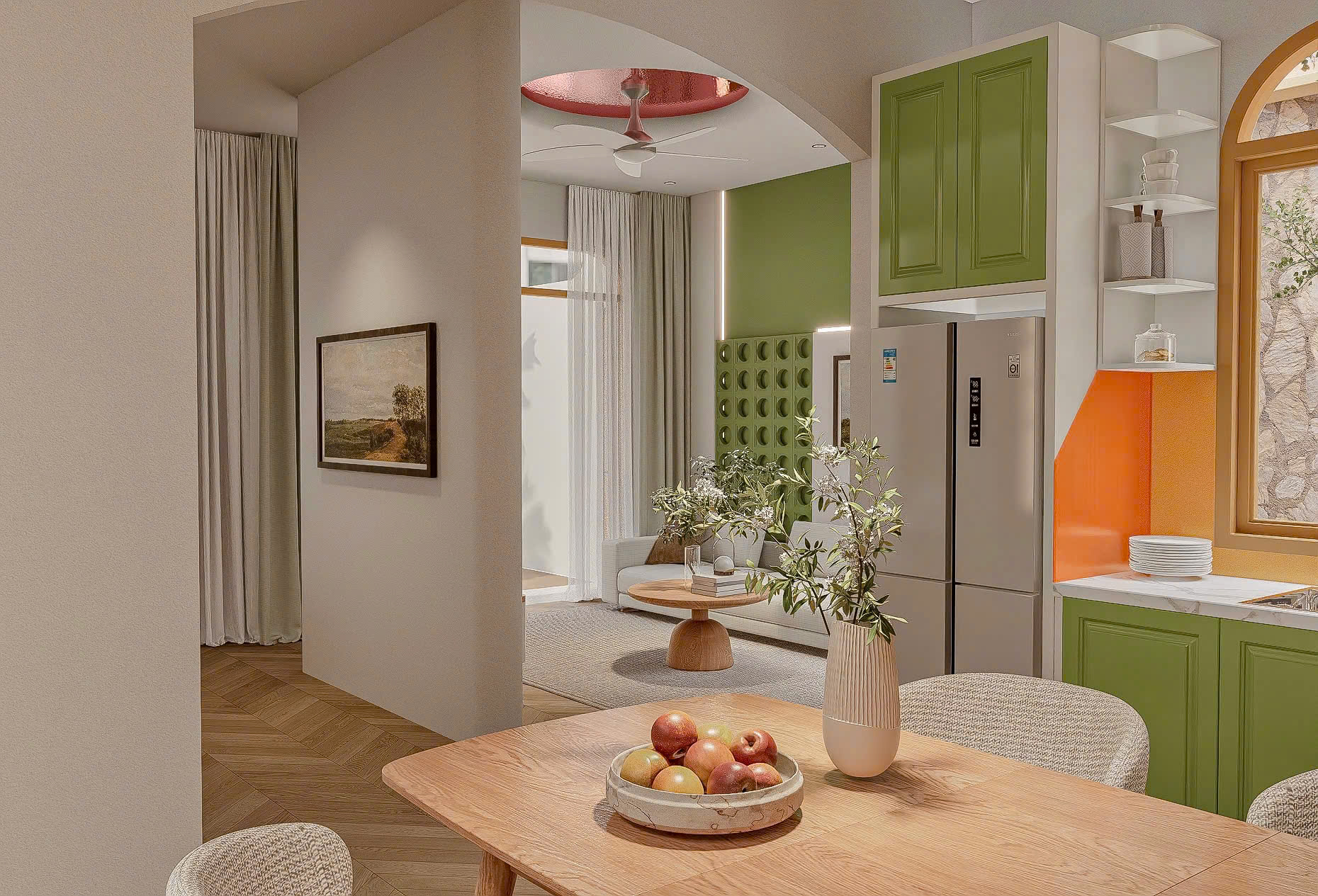 Công trình Nhà phố Mr Tuấn- Tân Hạnh- Phòng bếp 01