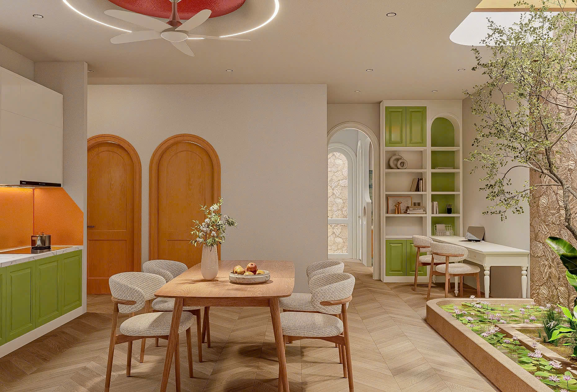 Công trình Nhà phố Mr Tuấn- Tân Hạnh- Phòng bếp 04